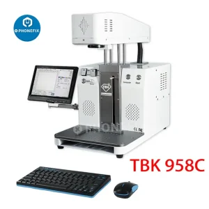 Séparateur automatique de boîtier arrière en verre TBK-958C pour retrait laser