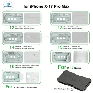 2UUL BH13 Midreball Base for iPhone 12-16 Middle Layer Reballing